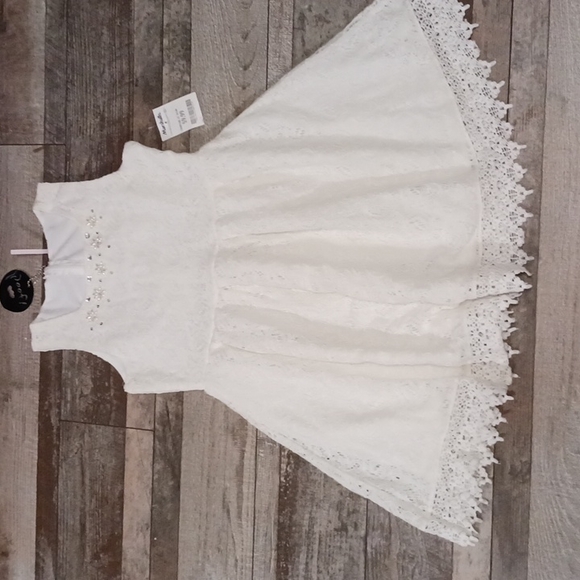 Poof Girl Other - Girl's White DRESS